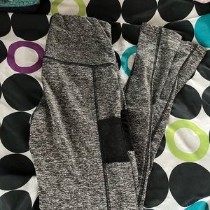 shein grey leggings with pockets size small
